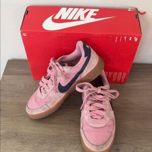 Nike Turf Pink and Tan Athletic Shoes